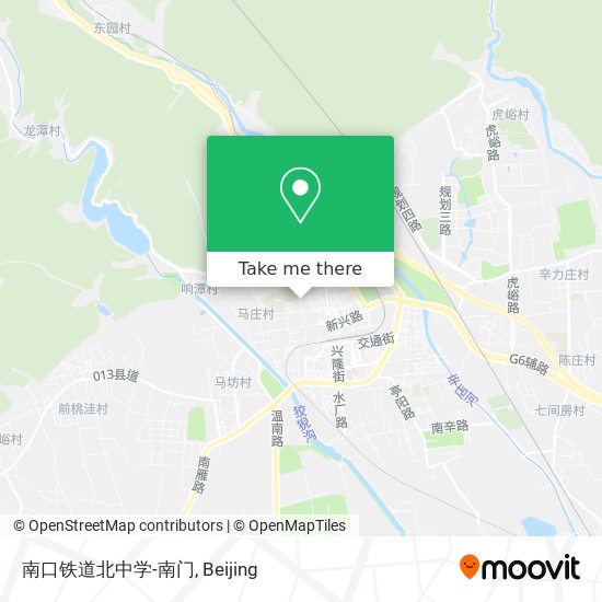 南口铁道北中学-南门 map