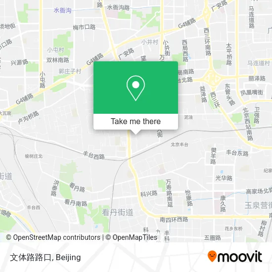 文体路路口 map