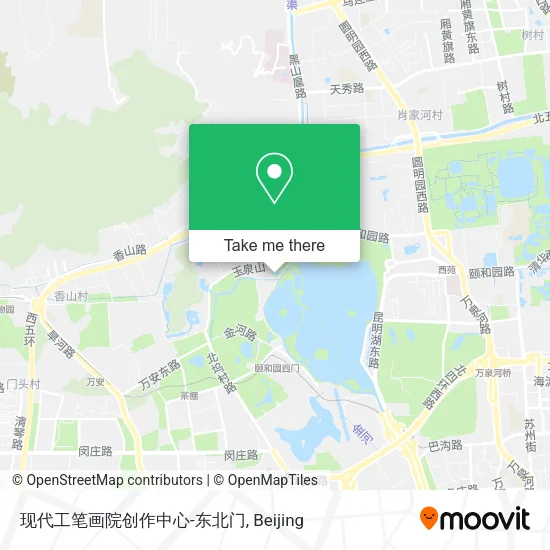 现代工笔画院创作中心-东北门 map