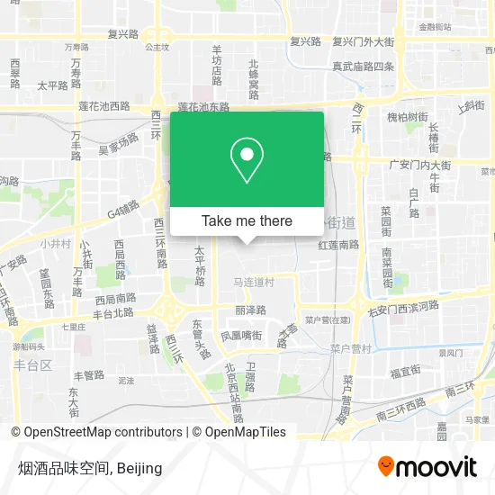 烟酒品味空间 map