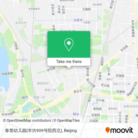 春蕾幼儿园(羊坊909号院西北) map