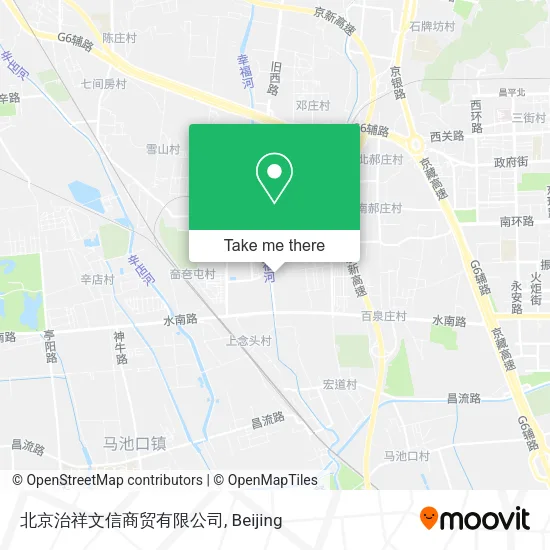 北京治祥文信商贸有限公司 map