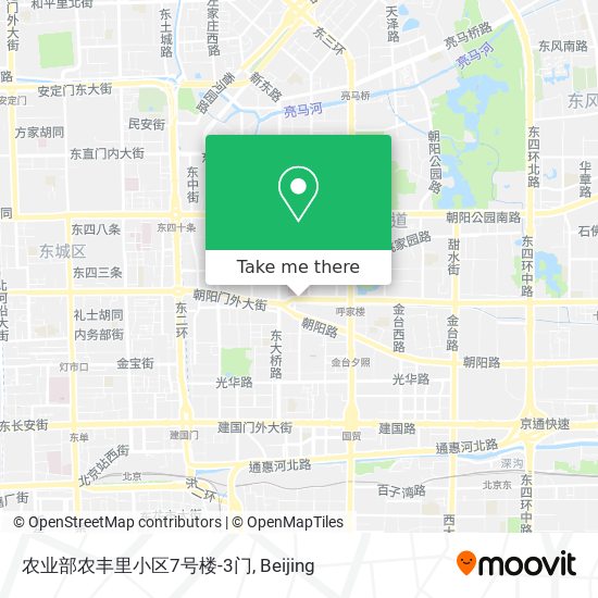 农业部农丰里小区7号楼-3门 map