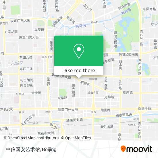中信国安艺术馆 map