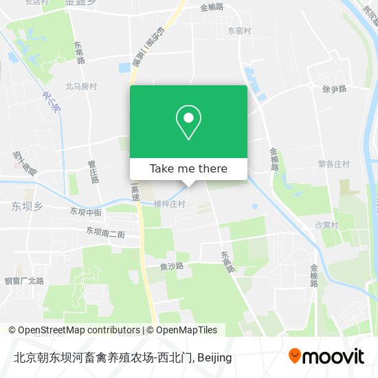 北京朝东坝河畜禽养殖农场-西北门 map