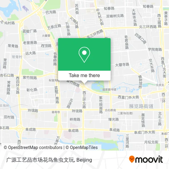 广源工艺品市场花鸟鱼虫文玩 map