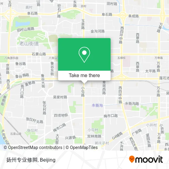 扬州专业修脚 map