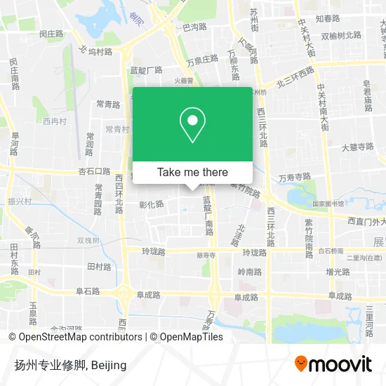 扬州专业修脚 map