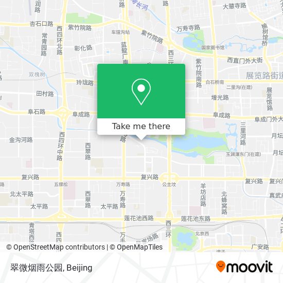 翠微烟雨公园 map