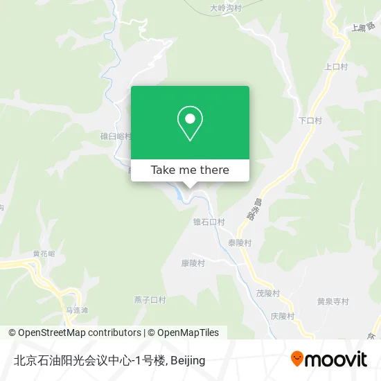 北京石油阳光会议中心-1号楼 map