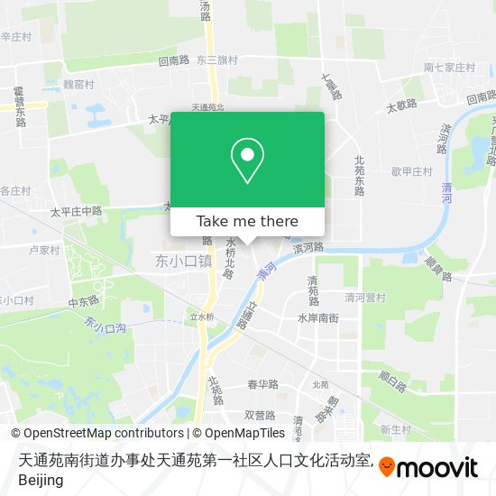 天通苑南街道办事处天通苑第一社区人口文化活动室 map