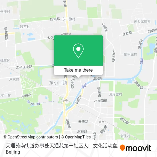 天通苑南街道办事处天通苑第一社区人口文化活动室 map
