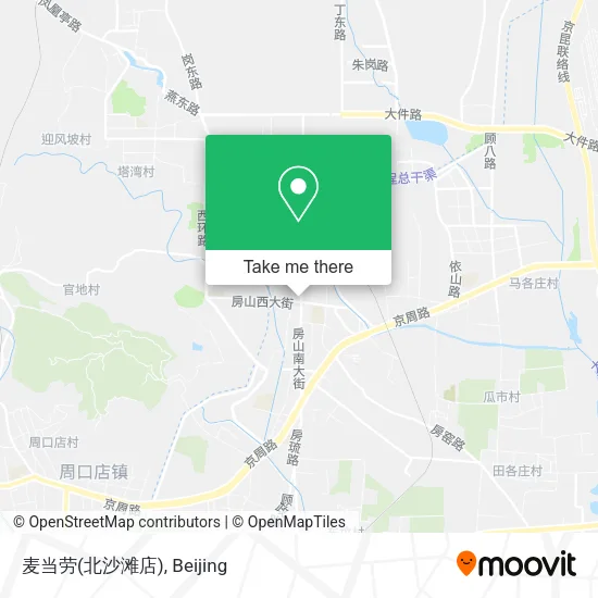 麦当劳(北沙滩店) map
