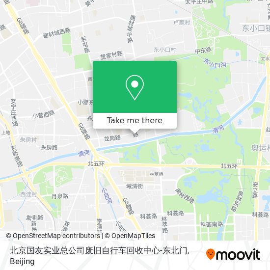 北京国友实业总公司废旧自行车回收中心-东北门 map