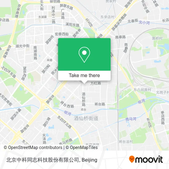 北京中科同志科技股份有限公司 map