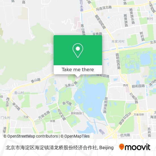 北京市海淀区海淀镇清龙桥股份经济合作社 map