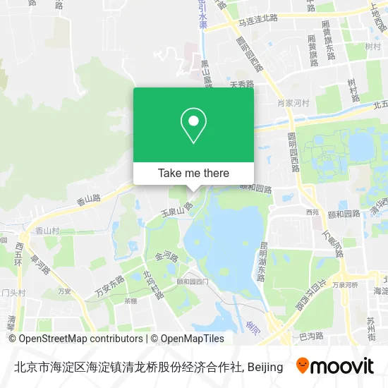 北京市海淀区海淀镇清龙桥股份经济合作社 map