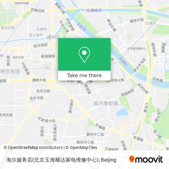 海尔服务店(北京玉海顺达家电维修中心) map