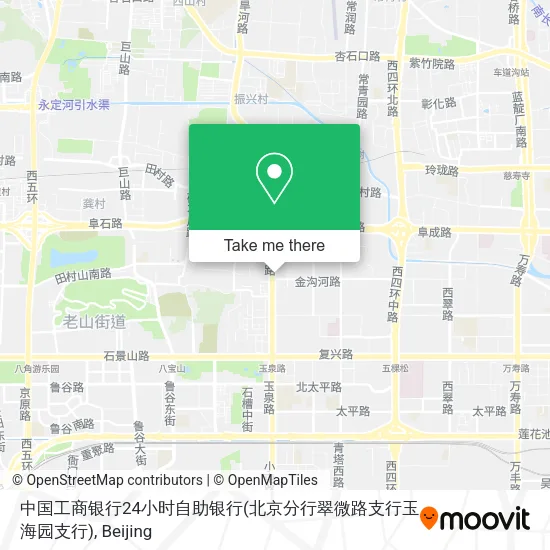 中国工商银行24小时自助银行(北京分行翠微路支行玉海园支行) map