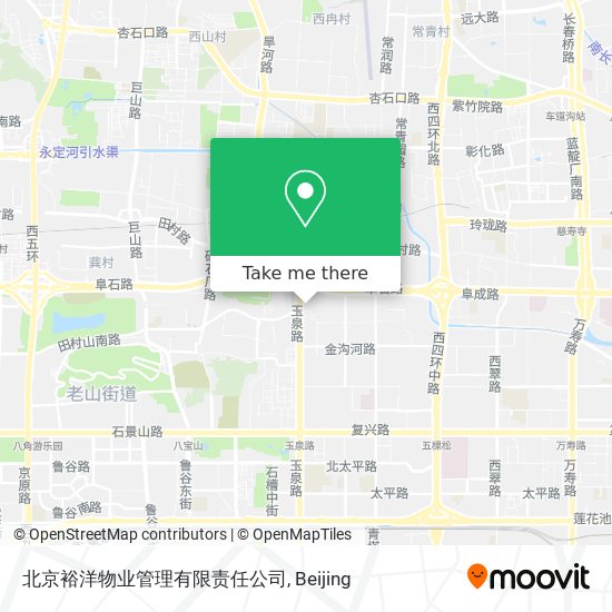 北京裕洋物业管理有限责任公司 map