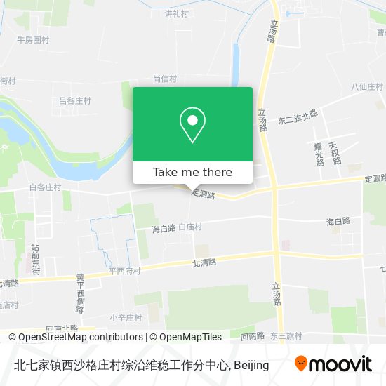 北七家镇西沙格庄村综治维稳工作分中心 map