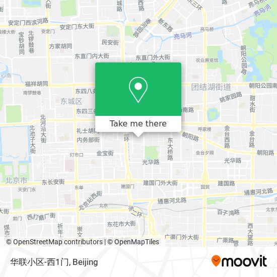 华联小区-西1门 map