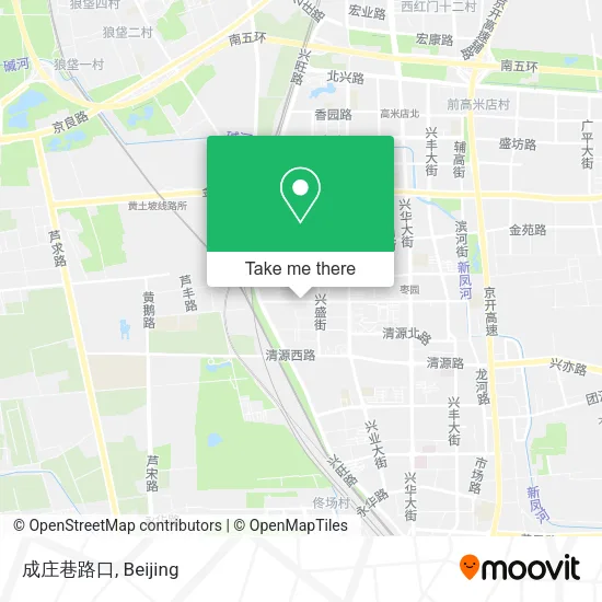 成庄巷路口 map