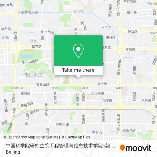 中国科学院研究生院工程管理与信息技术学院-南门 map