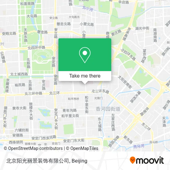 北京阳光丽景装饰有限公司 map
