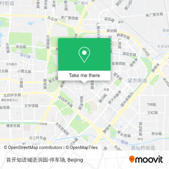 首开知语城语润园-停车场 map