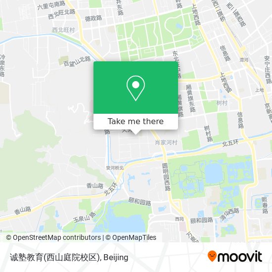 诚塾教育(西山庭院校区) map