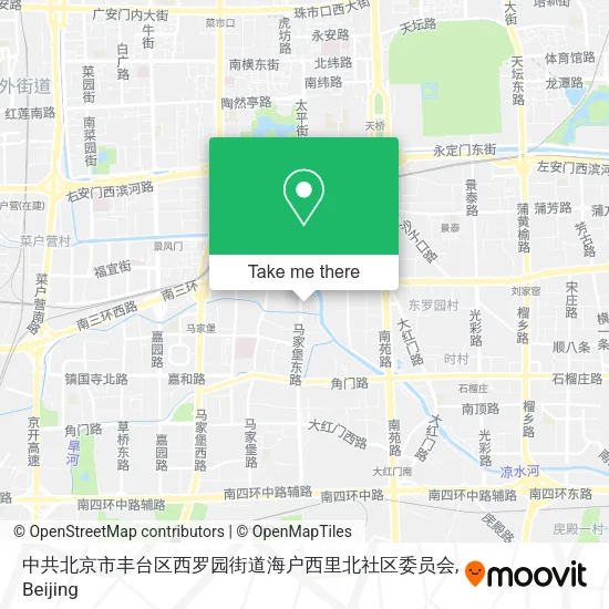 中共北京市丰台区西罗园街道海户西里北社区委员会 map