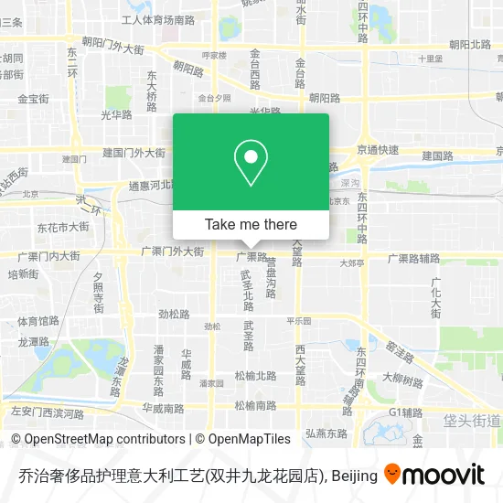 乔治奢侈品护理意大利工艺(双井九龙花园店) map
