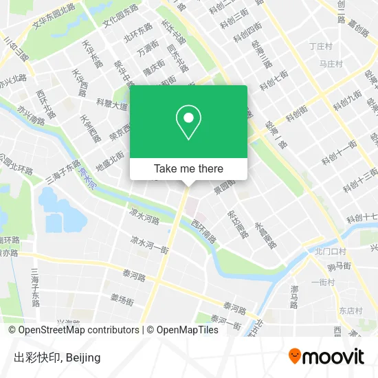 出彩快印 map