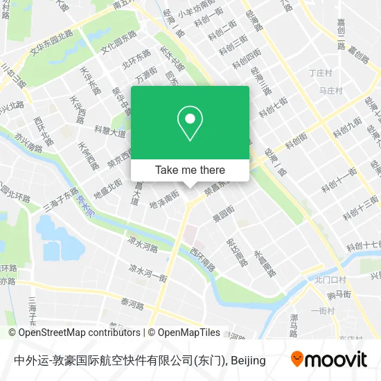 中外运-敦豪国际航空快件有限公司(东门) map