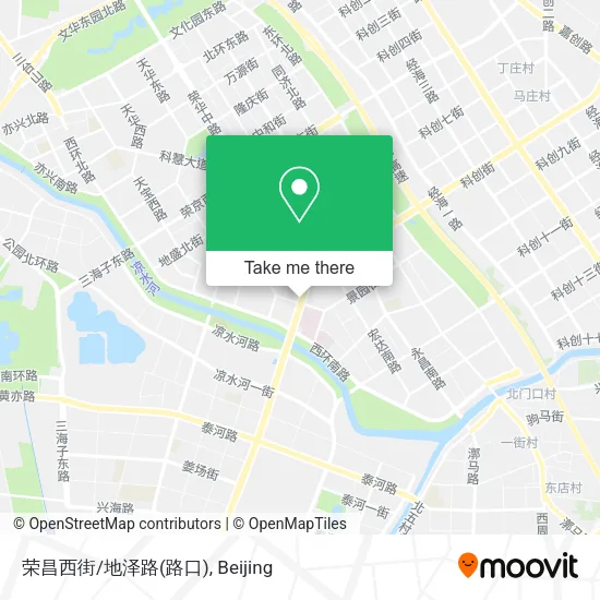 荣昌西街/地泽路(路口) map