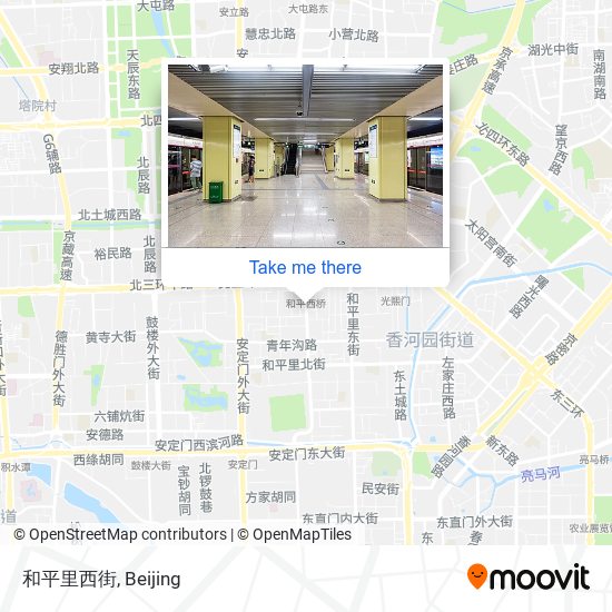 和平里西街 map