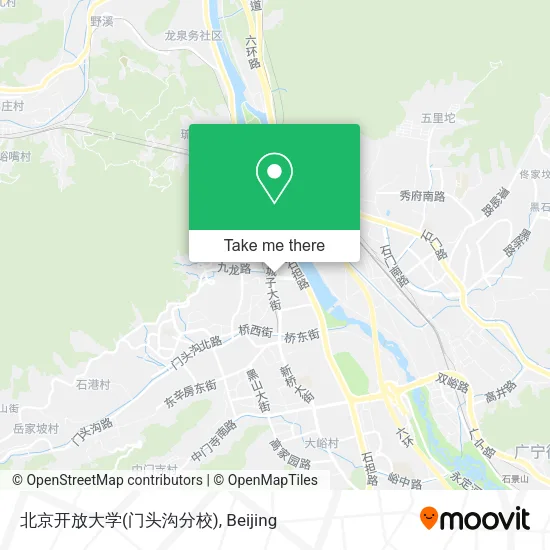 北京开放大学(门头沟分校) map