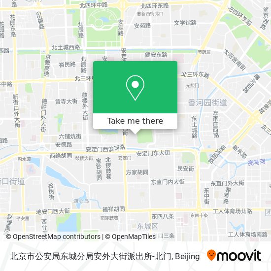 北京市公安局东城分局安外大街派出所-北门 map