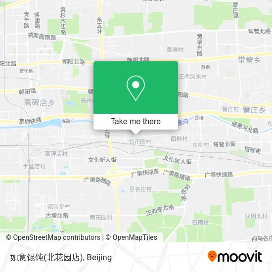 如意馄饨(北花园店) map