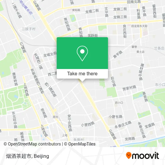 烟酒茶超市 map