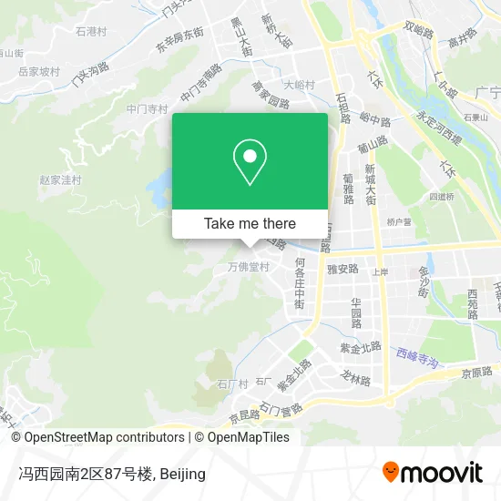 冯西园南2区87号楼 map