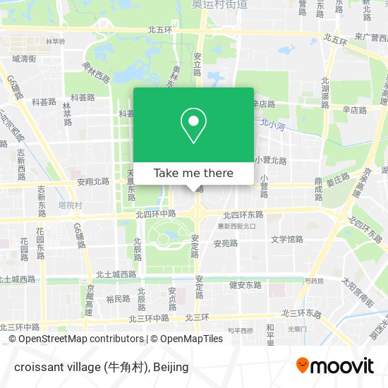 croissant village (牛角村) map