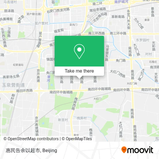 惠民告余以超市 map