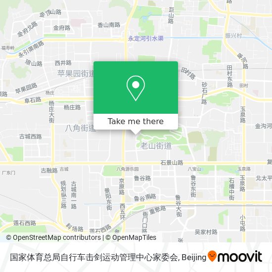 国家体育总局自行车击剑运动管理中心家委会 map