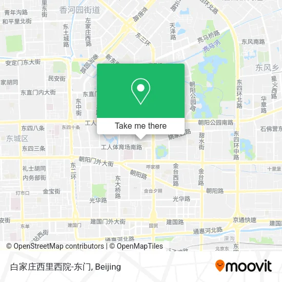 白家庄西里西院-东门 map