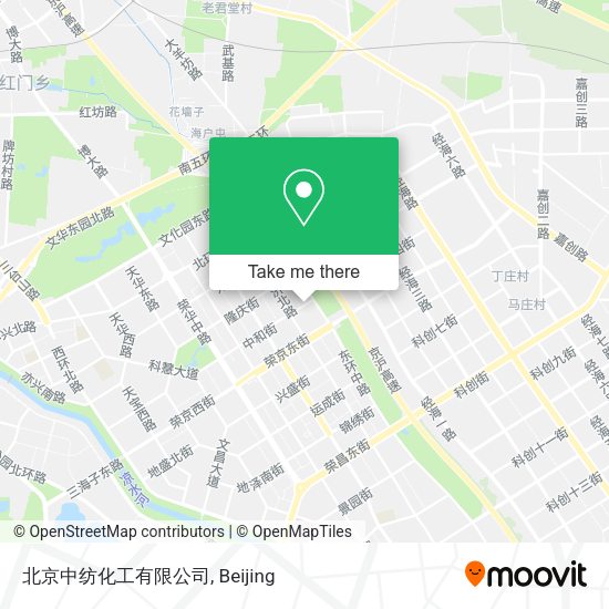 北京中纺化工有限公司 map