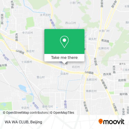 WA WA CLUB map