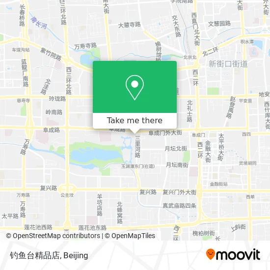 钓鱼台精品店 map