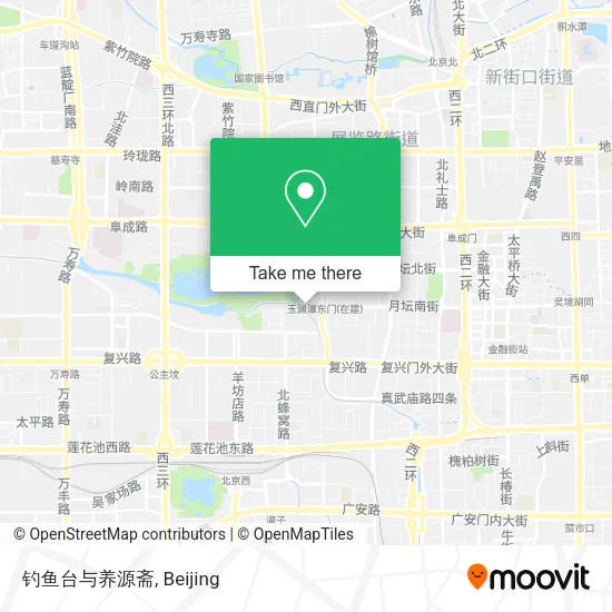 钓鱼台与养源斋 map